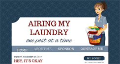 Desktop Screenshot of airingmylaundry.com