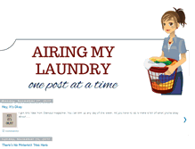 Tablet Screenshot of airingmylaundry.com